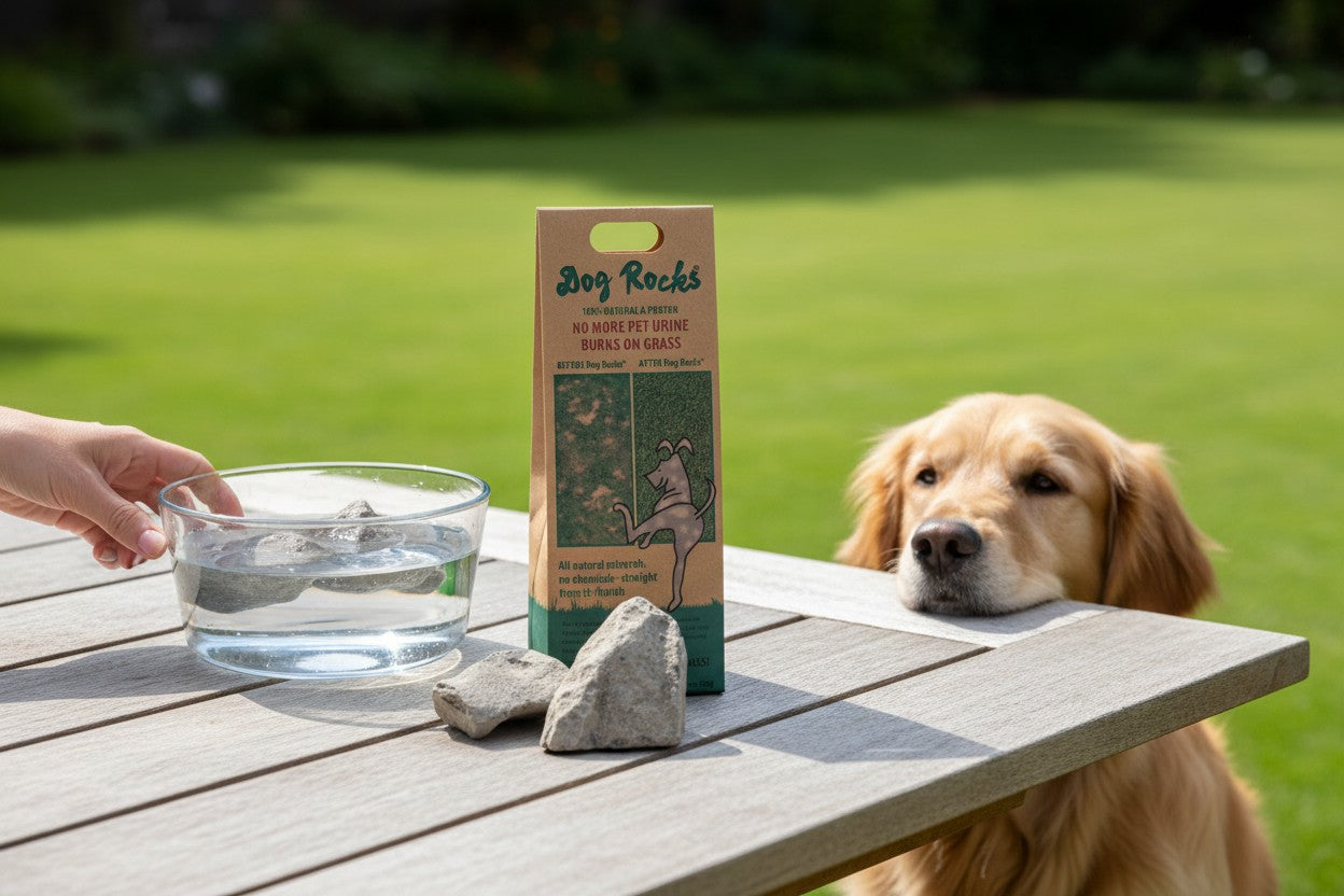 200g Grass Seed & 200g Pack Of Dog Rocks - Prevent & Cure Pet Pee Yellow Burn Spots On Grass!