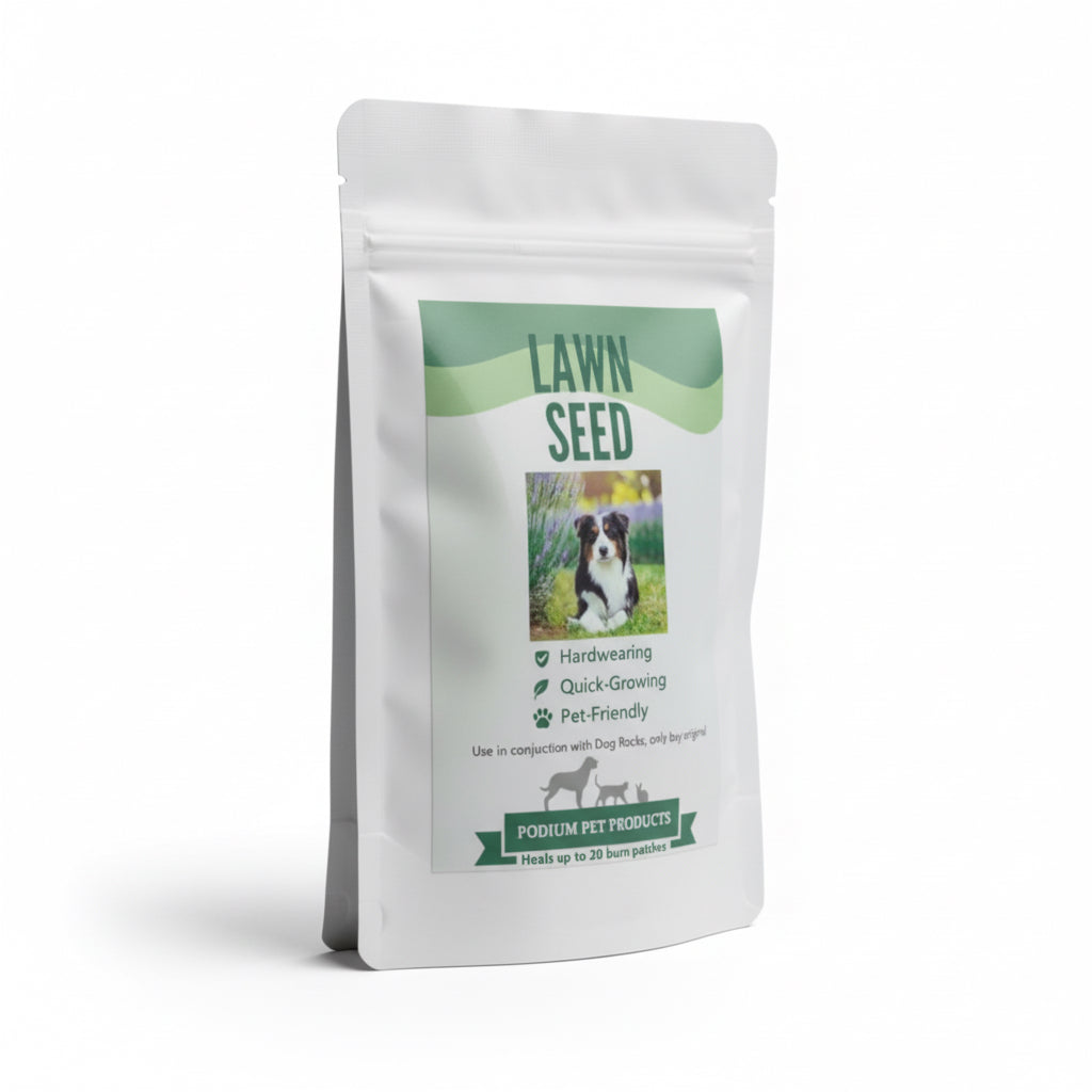 200g Grass Seed & 200g Pack Of Dog Rocks - Prevent & Cure Pet Pee Yellow Burn Spots On Grass!